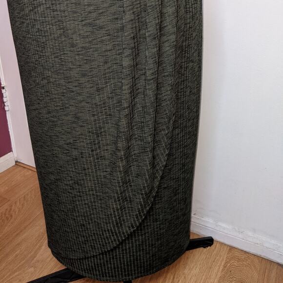 Torrid Olive Green Rib Knit Bodycon Midi Tank Dress 6x - Picture 9 of 12